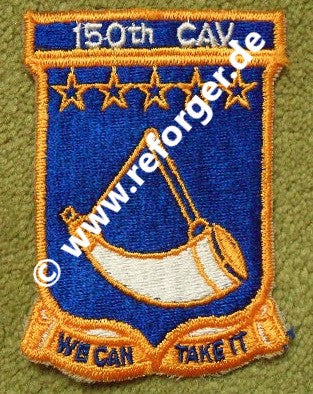 150th Cavalry Regiment WWII Patch – US Army Abzeichen