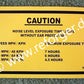 Aufkleber Noise Level Exposure Mutt M151