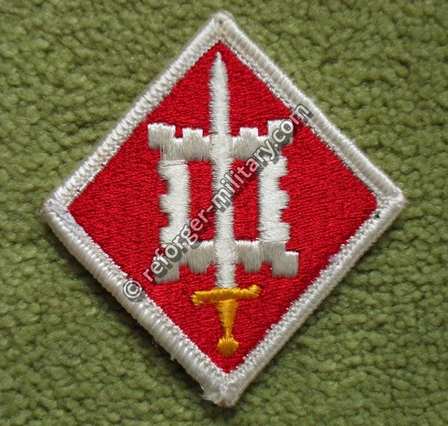 Original US Army 18th Engineer Brigade Patch – Full Color SSI zum Aufnähen
