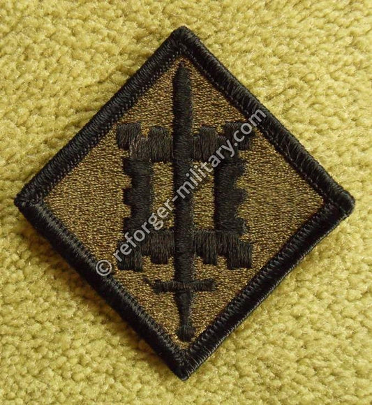 Original US Army 18th Engineer Brigade Patch – Subdued SSI zum Aufnähen