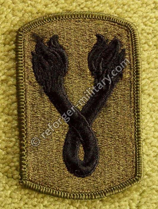 196th Infantry Brigade Patch in Subdued