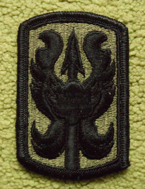 199th Infantry Brigade Subdued BDU Aufnäher Patch