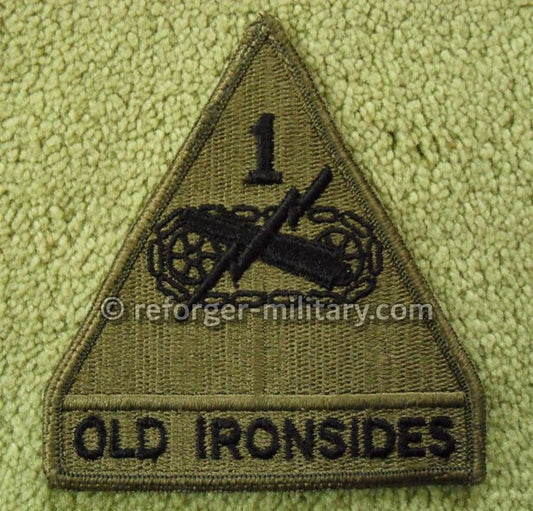 1st Armored Division Patch: Subdued