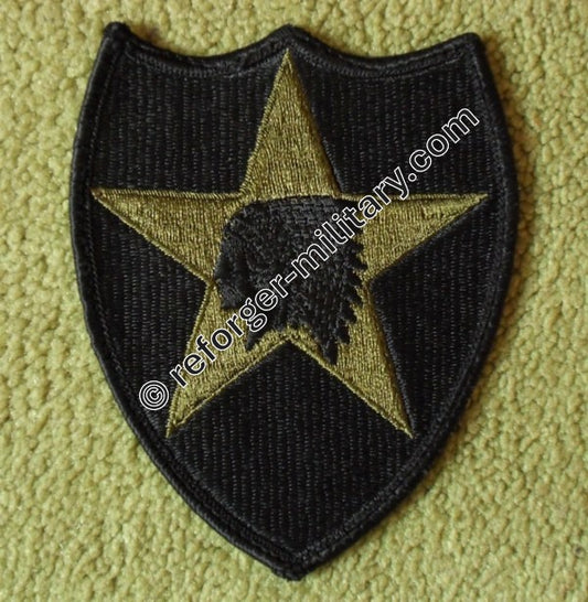 2nd Infantry Division Subdued Patch – US Army Abzeichen mit Indianerkopf