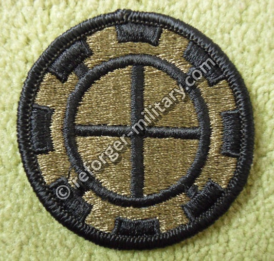 Original US Army 18th Engineer Brigade Patch – Subdued SSI zum Aufnähen.
