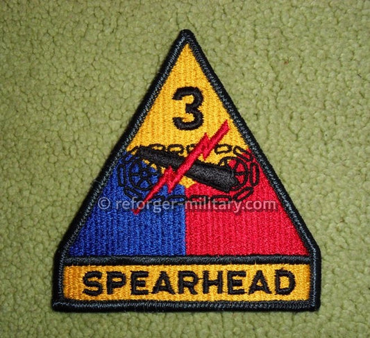 3rd Armored Division (Spearhead) Full Color Class A Patch.
