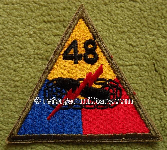 48th Armored Divison WWII Patch (Hurricane)