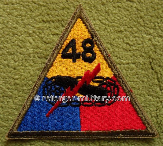 48th Armored Divison WWII Patch (Hurricane)
