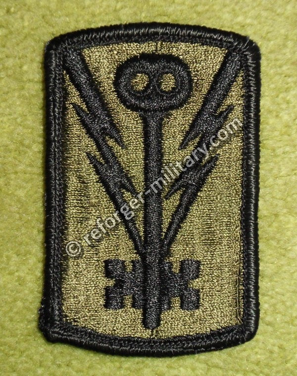 501st Military Intelligence Brigade Subdued OD Patch.