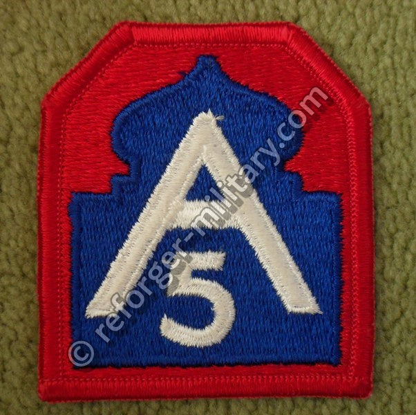 Patch United States 5th Army (ARNORTH) Full-Color-Variante