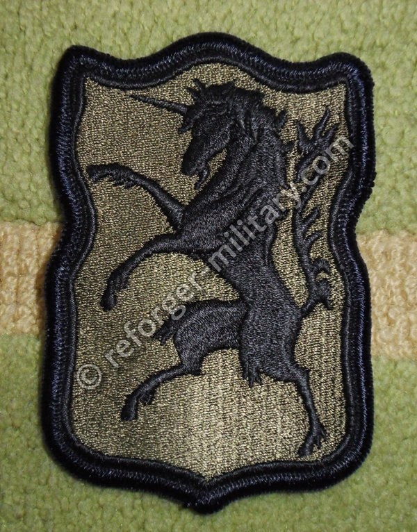 6th ACR (Armored Cavalry Regiment) Subdued OD Patch