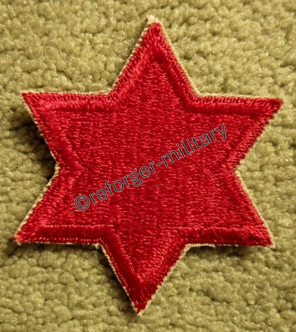 6th Infantry Division Full-Color Abzeichen Patch