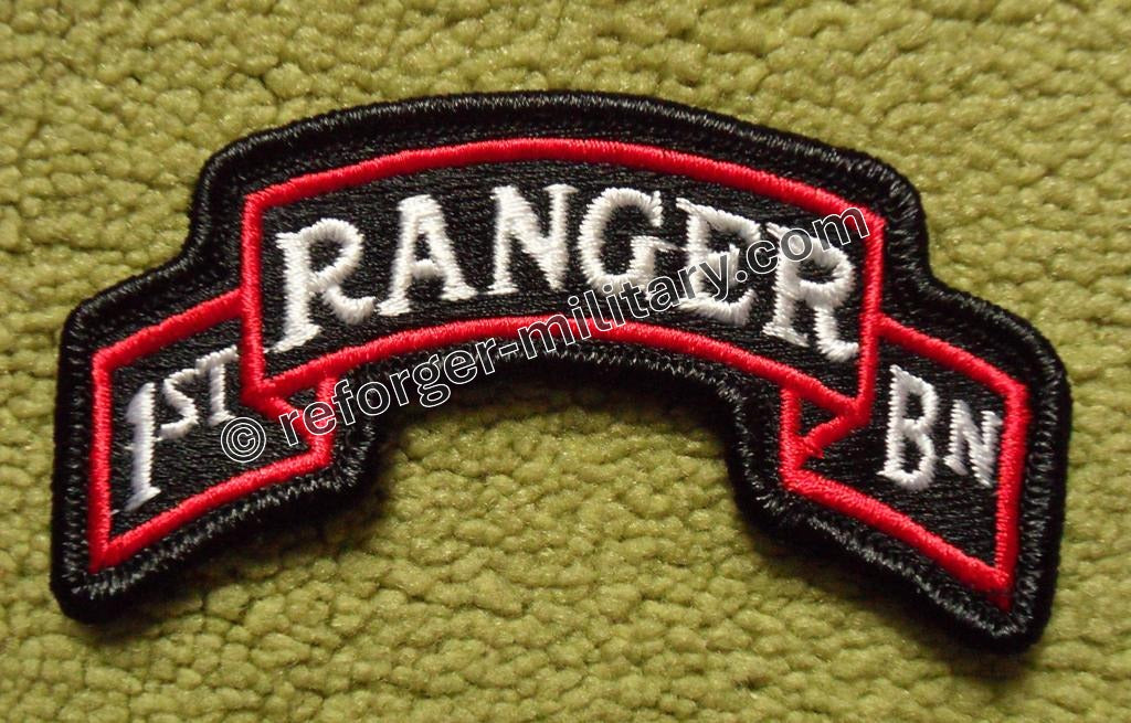 75th Ranger Regiment – 1st Battalion Full Color Scroll Patch