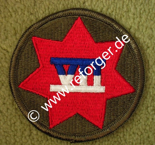 7th Corps Armabzeichen und Patch