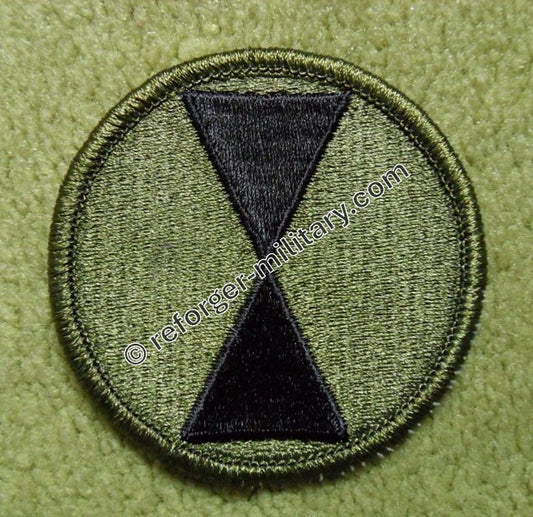 7th Infantry Division Patch – Subdued