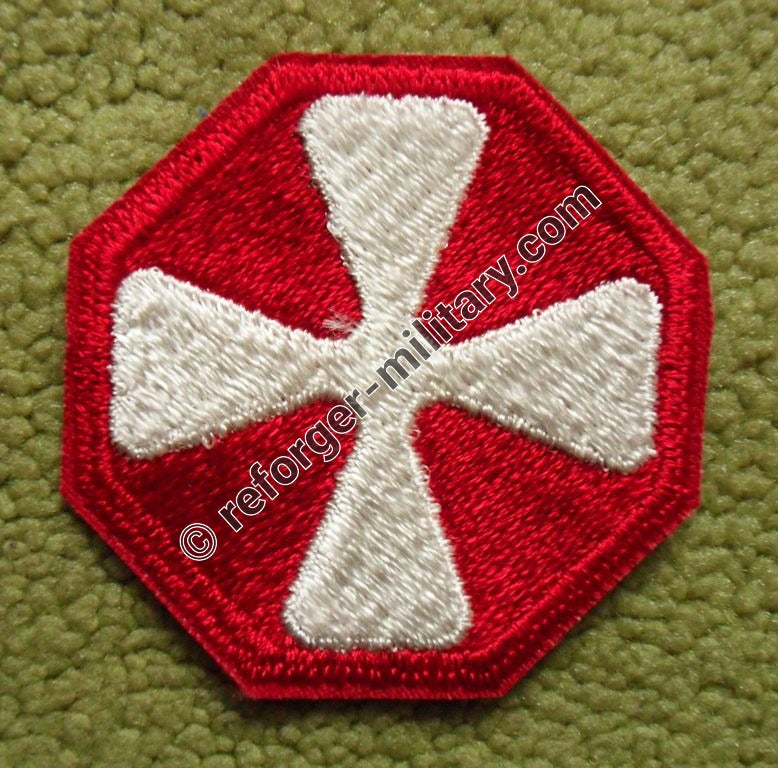 8th U.S. Army WWII  Patch