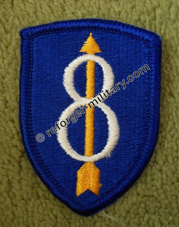 8th Infantry Division Full-Color Class A Patch