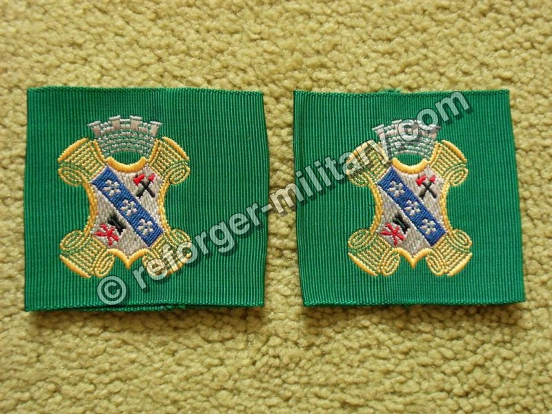8th Infantry Regiment Leadership Tabs, Green Felt, US Army Uniform-Insignien.