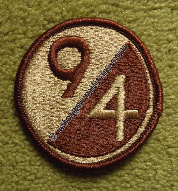 94th Infantry Division Desert Aufnäher Patch