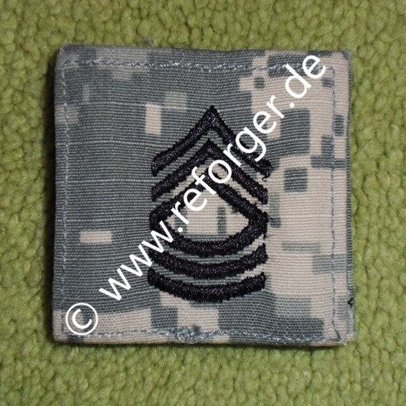 Master Sergeant ACU Klett Rangabzeichen