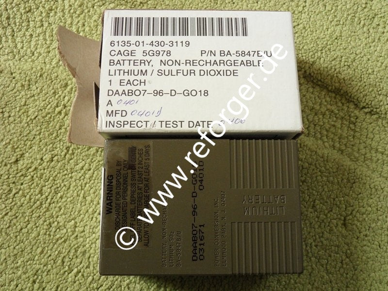 Batterie BA-5847B/U
