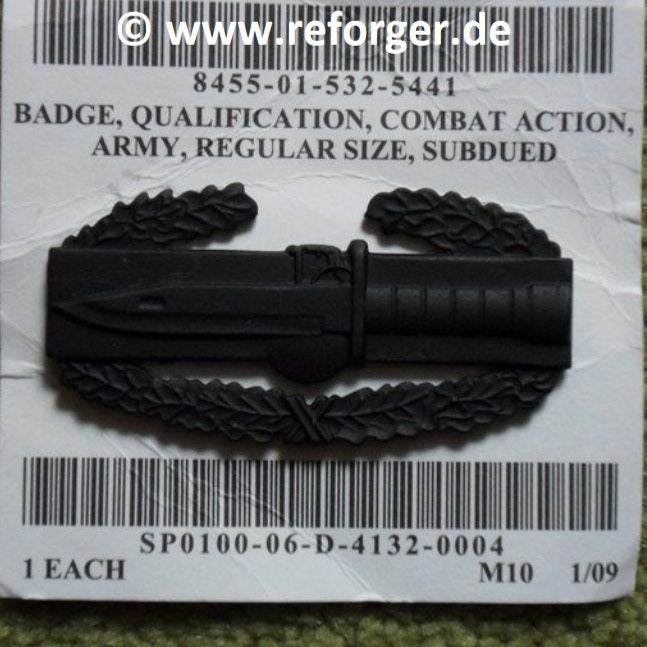 Combat Action Abzeichen (CAB) aus Metall, Anstecker für militärische Uniformen, Emblem zeigt M9-Bajonett und M67-Granate