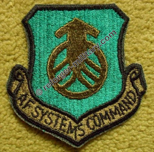 Air Force Systems  Command (AFSC) Subdued Patch