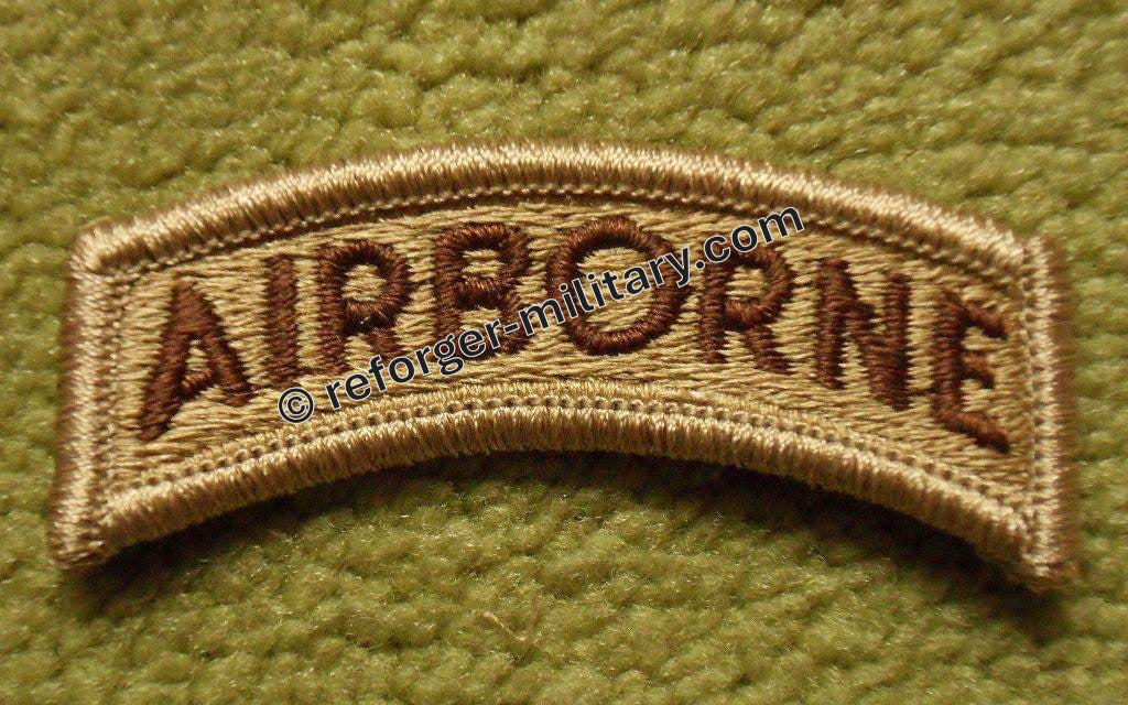 Airborne Tab Desert BDU Patch für US Fallschirmjäger
