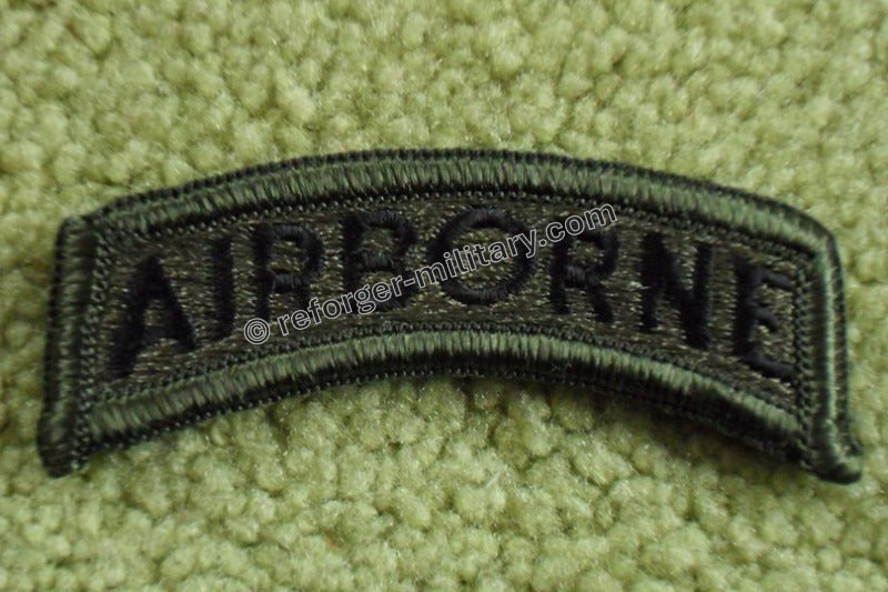 Airborne Tab Subdued BDU Patch für US Fallschirmjäger