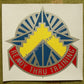 Aufkleber des US Army 7th Army Training Command mit Emblem und Motto "Ready Thru Training".