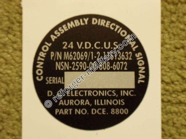 Aufkleber M-Serie Blinkerschalter – Control Assembly Directional ...
