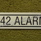 M42 Chemical Agent Alarm Aufkleber (Warngerät) für US-Militärfahrzeuge M151 MUTT und HMMWV M998.