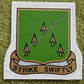 US Army 70th Armor Regiment Aufkleber mit Logo und Motto "Strike Swiftly".