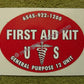 US Army Aufkleber mit Aufschrift First Aid Kit für Verbandskasten.