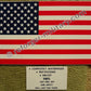 Aufkleber mit USA Stars and Stripes Flagge, amerikanische Nationalflagge.