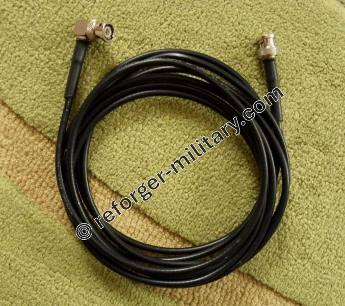 CG‑1773/U Koaxialkabel nach US‑Mil‑Spec, 50‑Ohm Antennenkabel mit BNC‑Stecker für militärische Funktechnik und Amateurfunkanwendungen