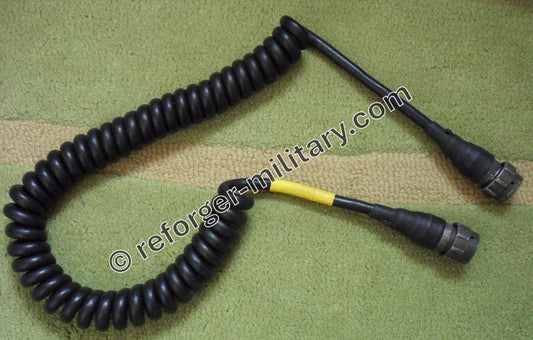Clansman Commanders RPU Cable als robustes Spiralkabel – britisches Militärfunkgerät Zubehör