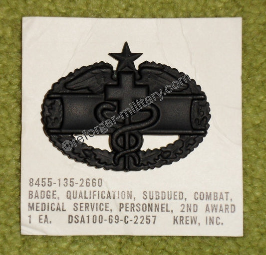 Combat Medic Badge CMB 2nd Award