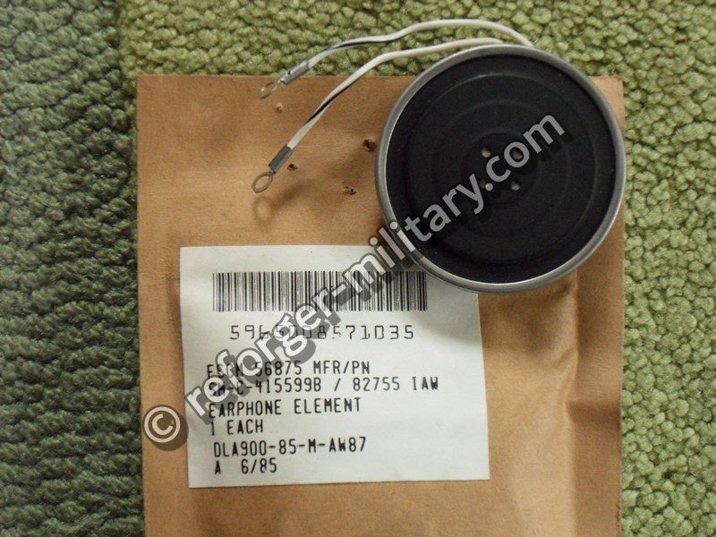 Original US Army CVC Helm Hörkapsel – Earphone Element für Panzerhelme & Headsets