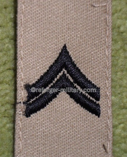 US Army CPL Corporal BDU Rang OD