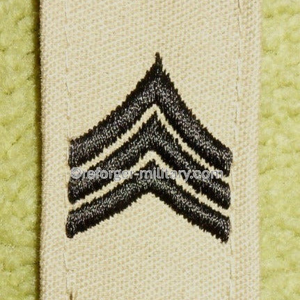 US Sergeant Badge Patch olive
