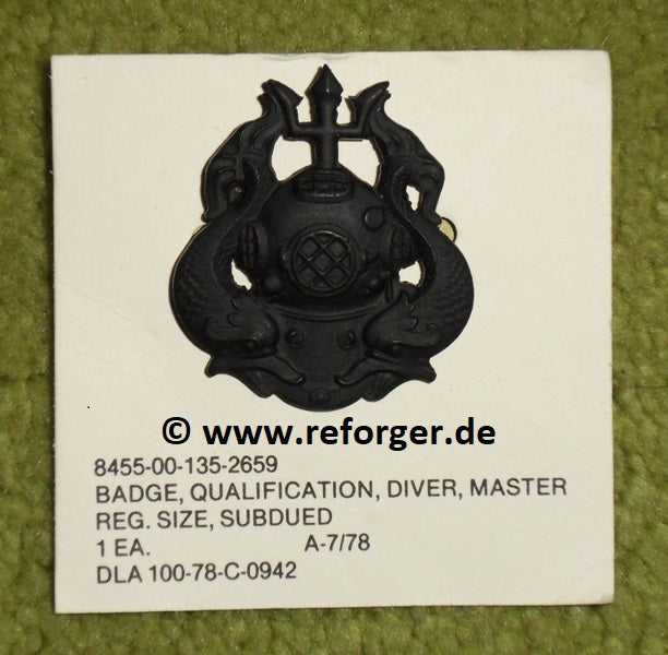 Army Master Diver Badge