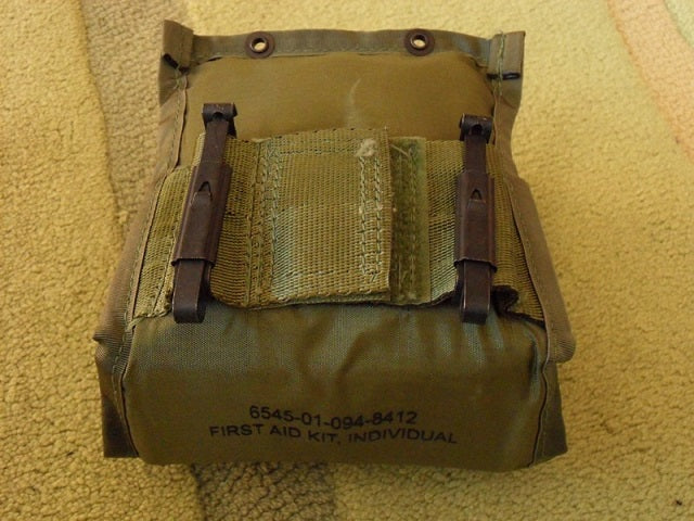 GI First Aid Kit Individual – OD Green Military Poch