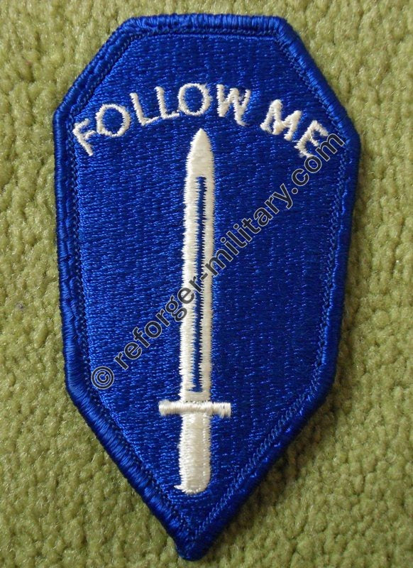 "Follow Me" Army Infantry School Patch