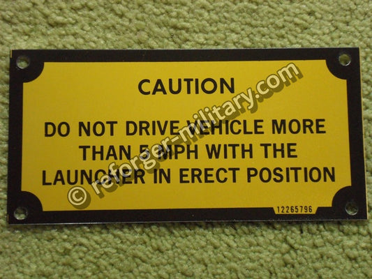 Ford MUTT M151A1C (G838) Weapon Carrier Data Plate – Original Identification Plate Typenschild