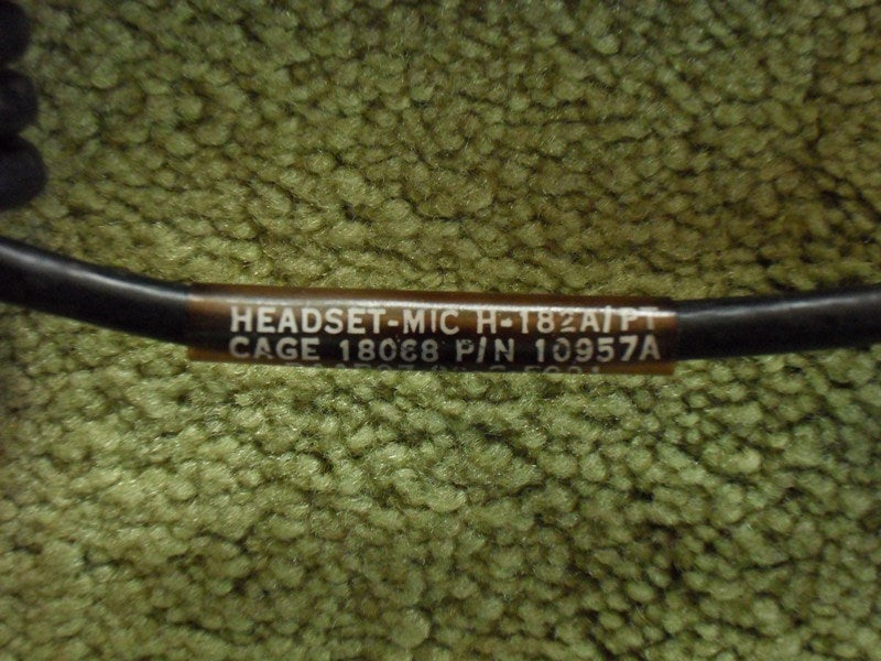 US Military Headset H-182A/PT
