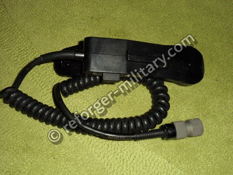 Draufsicht des taktischen H-350/U Handapparates mit dem originalen Halteclip.