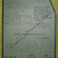 Original U.S. Army HMMWV M1038 weight and dimensional data plate.
