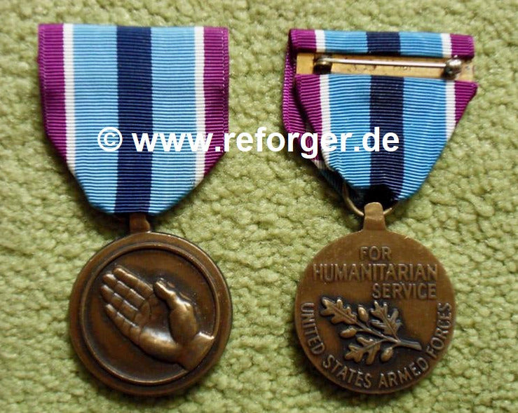 Humanitarian Service Medal (HSM) – offizieller militärischer Orden