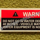 M151 Deep Water Fording Aufkleber